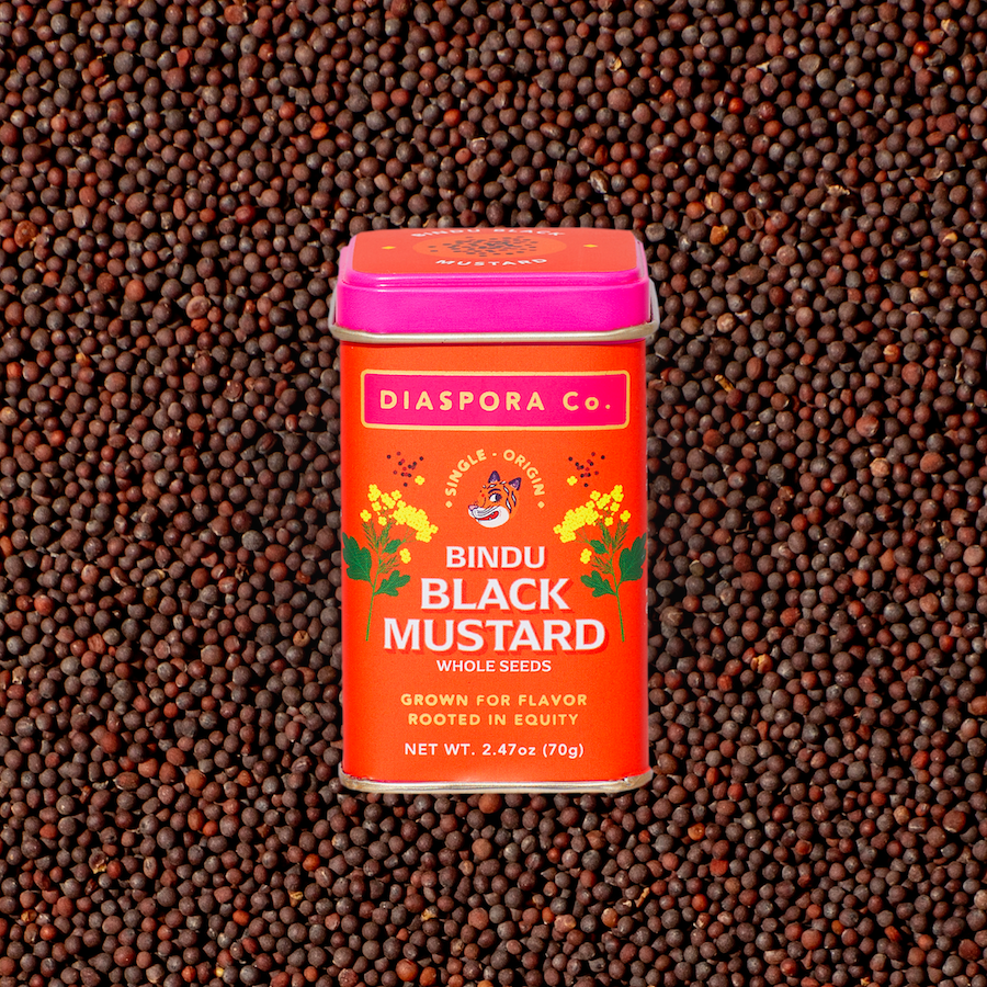 black mustard seeds for planting Diaspora Spice Co. Bindu Black Mustard (Whole)
