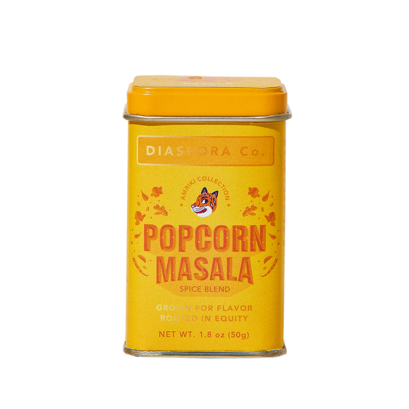 image of the popcorn masala tin