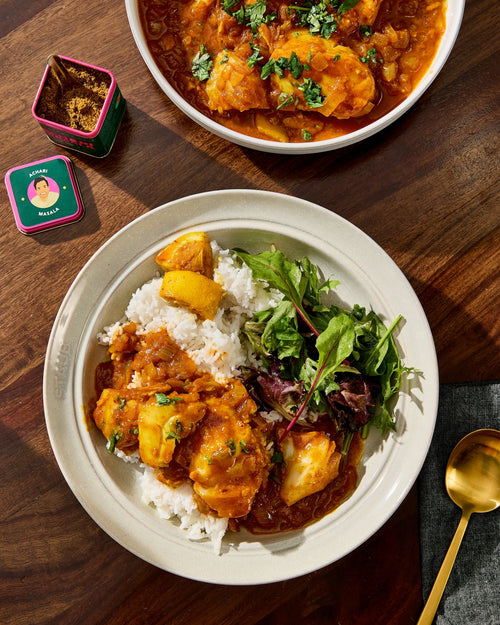 Nik's Achari Fish Curry
