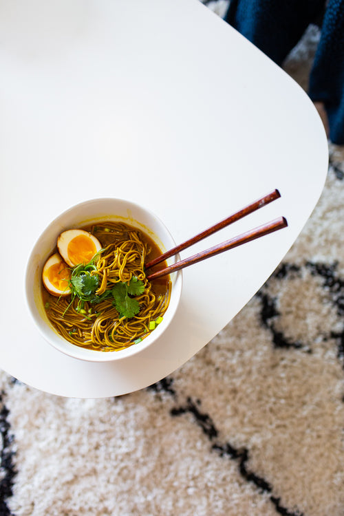 Jenny's Brothy Turmeric Noodles for One