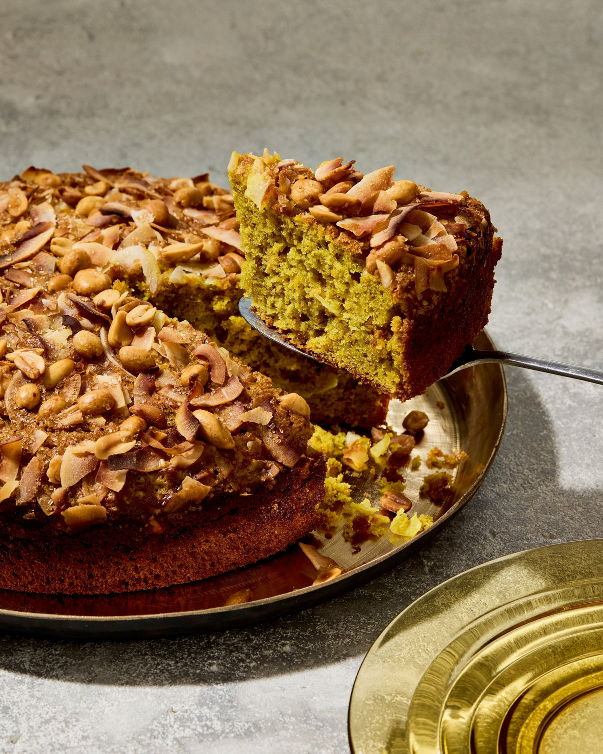 Turmeric-Banana Snacking Cake