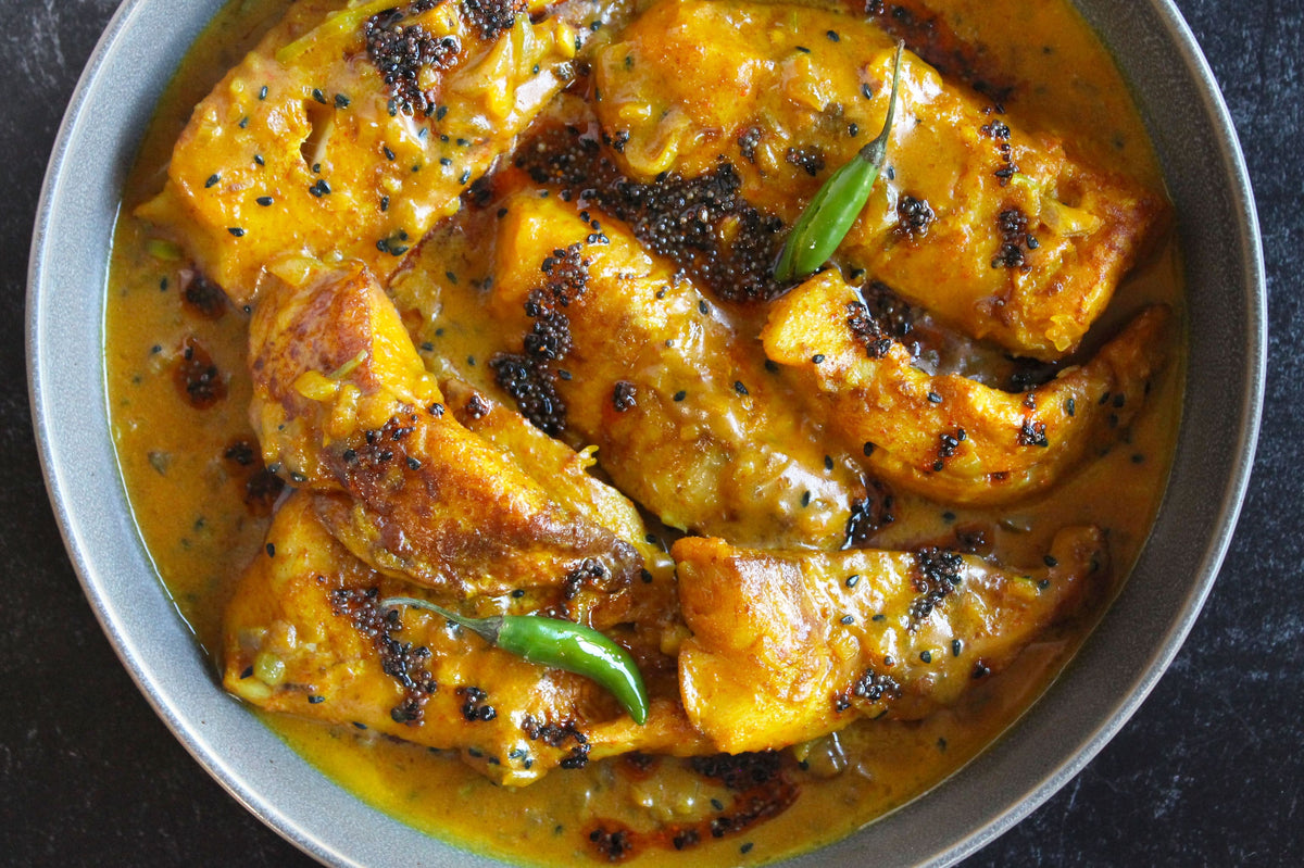 Shaz & Kiks' Shorshe Maach (Bengali Creamy Mustard Fish)