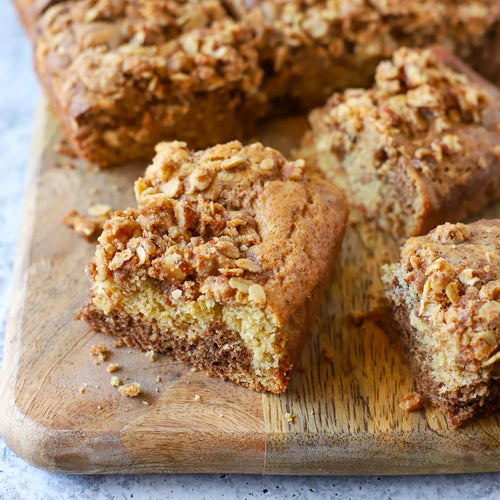 Asha's Gluten-Free Cinnamon Cacao Swirl Coffee Cake