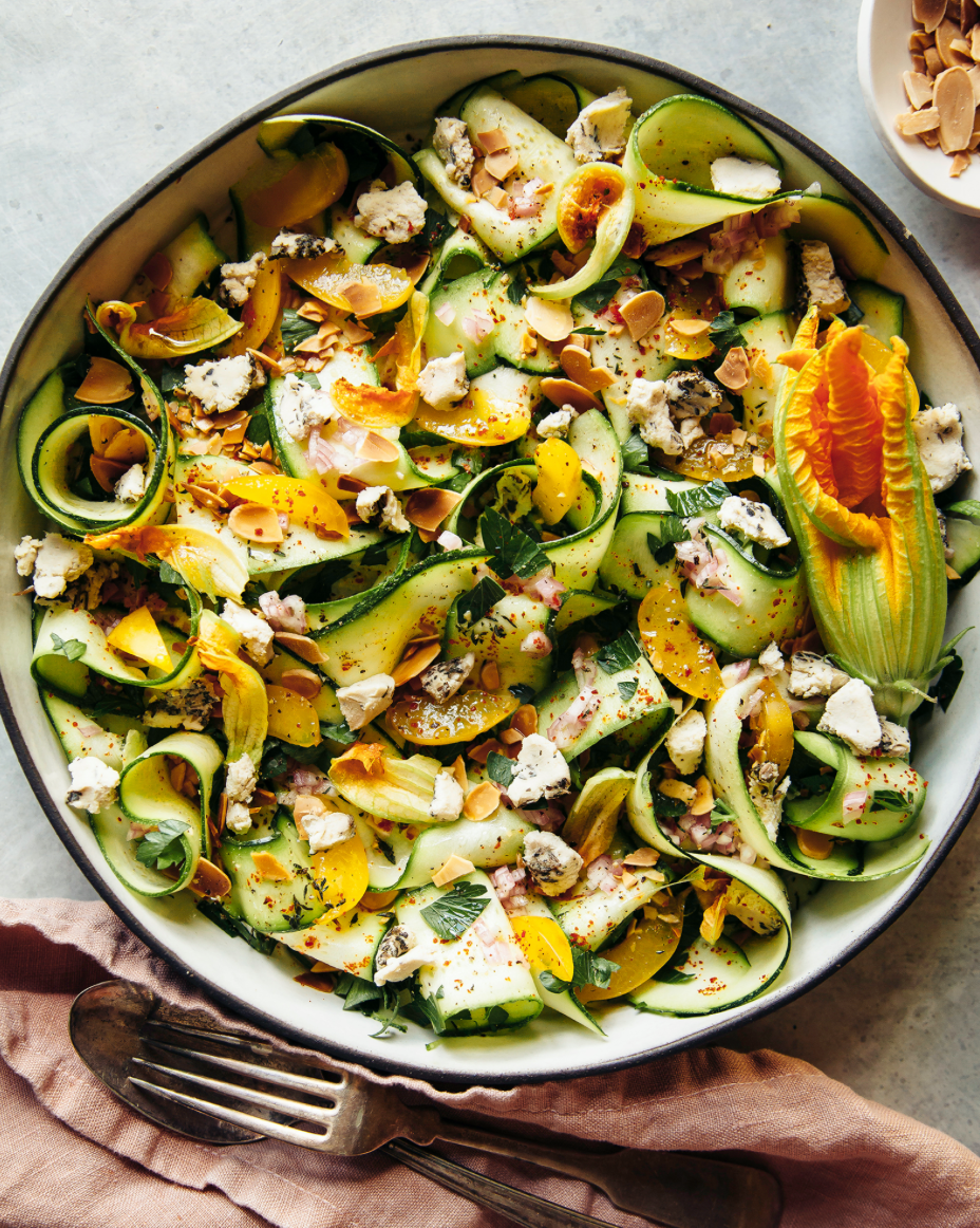 Laura's Spicy Shaved Zucchini Summer Salad