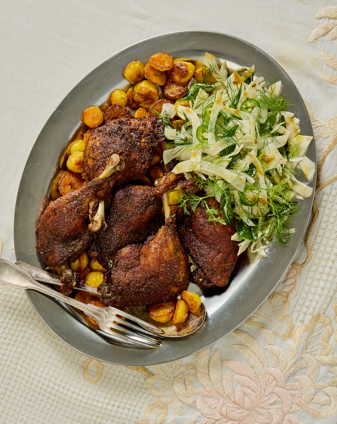 Spiced Duck Legs w/ Fennel Salad – Diaspora Co.