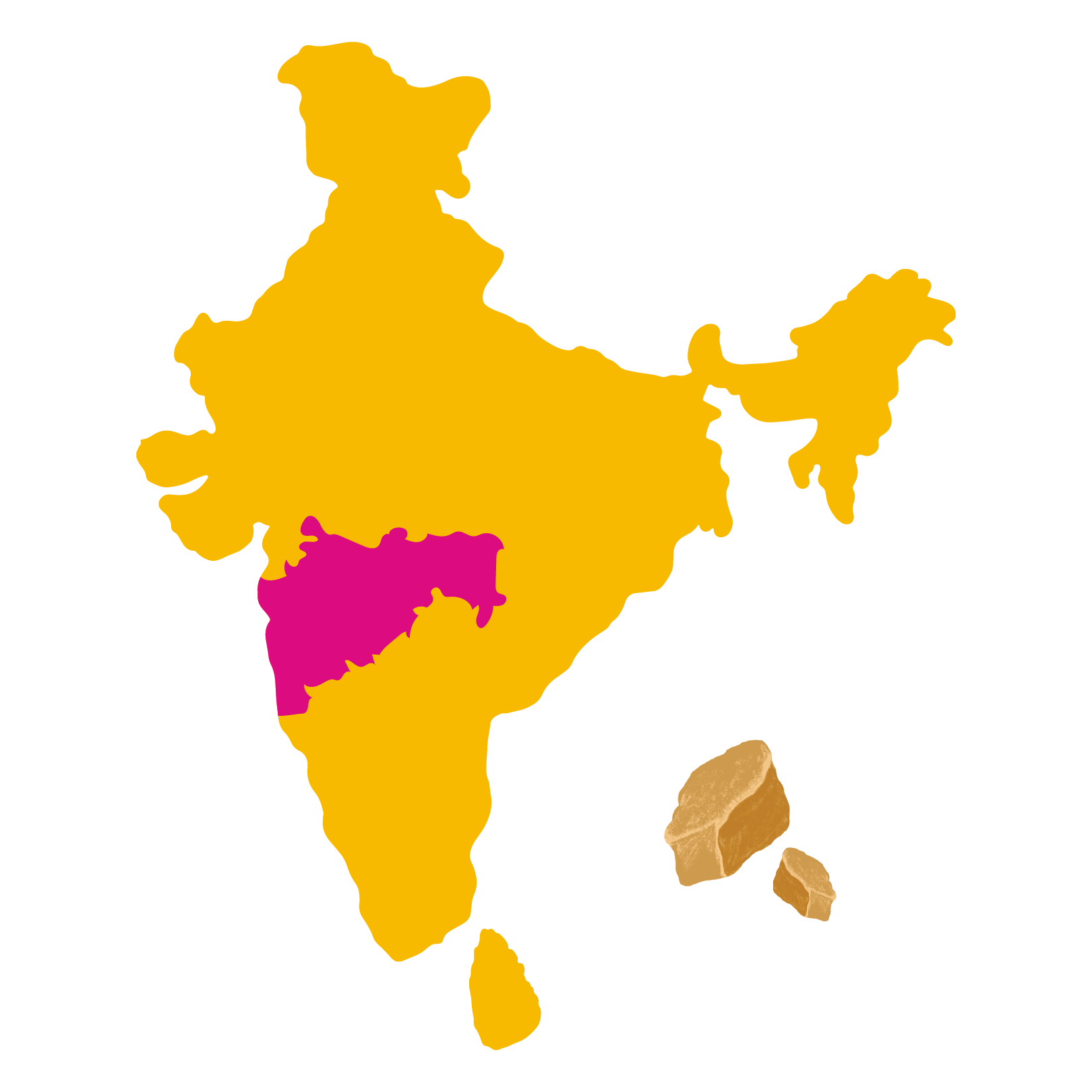 Grown in <br> Pargaon, Maharashtra