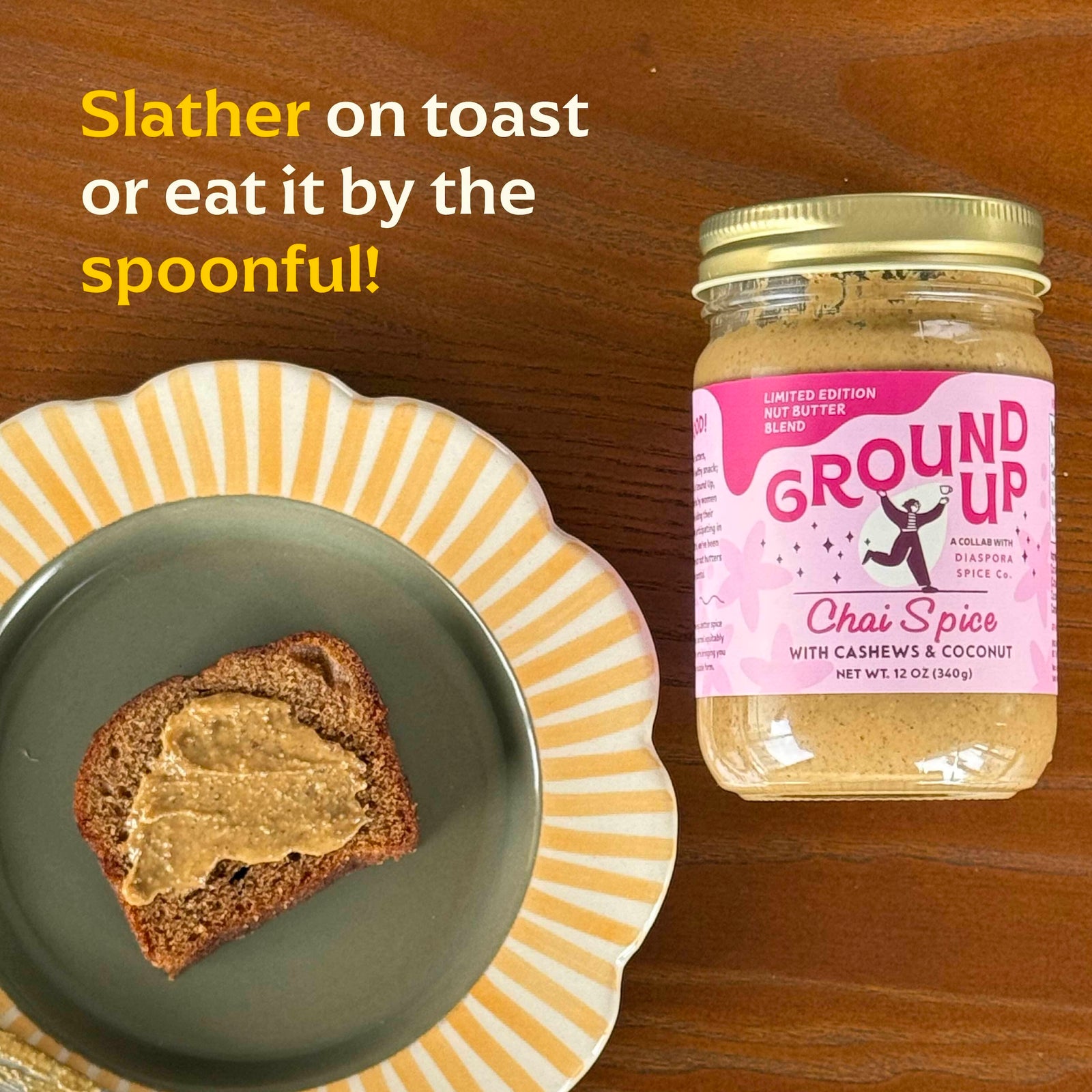 Diaspora Spice Co. x Ground Up Chai Butter