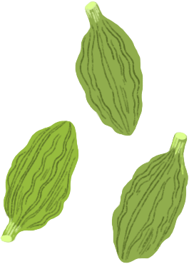 3 baraka cardamom pods